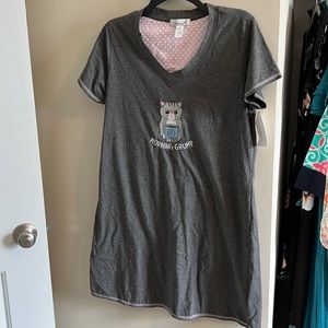 “Morning grump” cat sleep dress